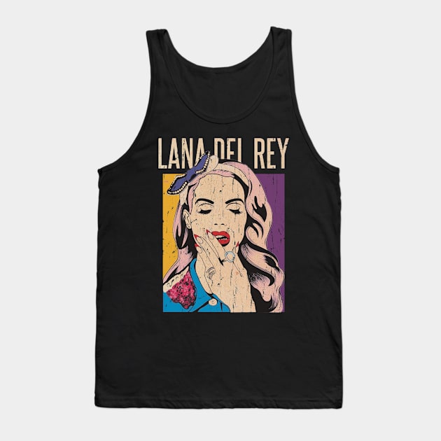 Beautiful Del Rey Vintage Look Design Tank Top by We Only Do One Take